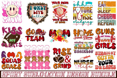Sport Sublimation Design Bundle Sublimation Rupkotha 