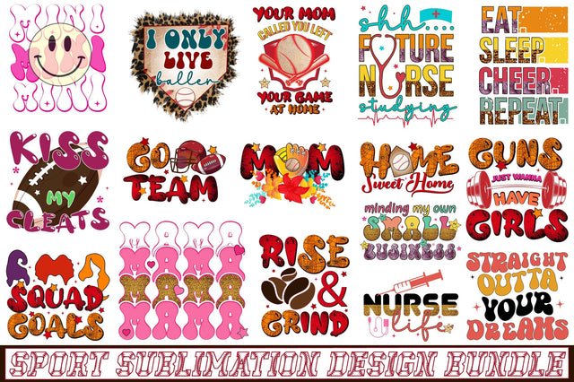 Sport Sublimation Design Bundle Sublimation Rupkotha 