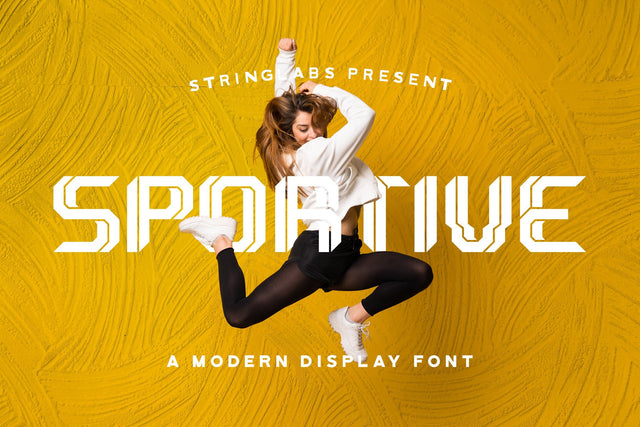 Sportive - Modern Display Font Font StringLabs 