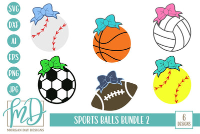 Sports Balls Bundle 2 SVG Morgan Day Designs