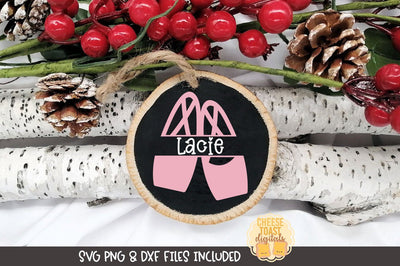 Sports Christmas Ornament SVG | Dance SVG Cheese Toast Digitals 