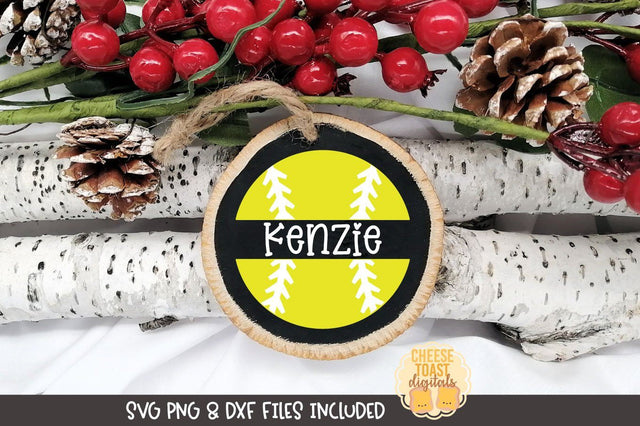 Sports Christmas Ornament SVG | Tennis SVG Cheese Toast Digitals 