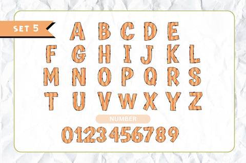 Sports Doodle Alphabet Bundle Font Regulrcrative 