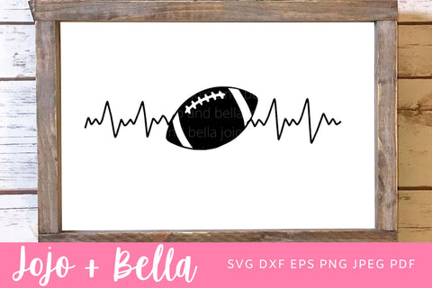 Sports Heartbeat SVG Bundle, Football Svg, Tennis Svg, Basketball Svg, Mascot Svg files for Cricut and Silhouette SVG Jojo&Bella 