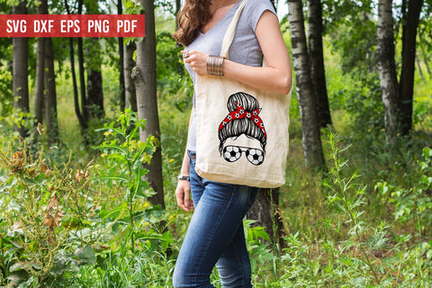 Sports Mom Messy Bun SVG Bundle | Messy Bun SVG SVG Irina Ostapenko 