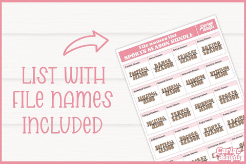 Sports Season SVG Bundle | Sports Mom SVG | Vol1 SVG Carla C Designs 