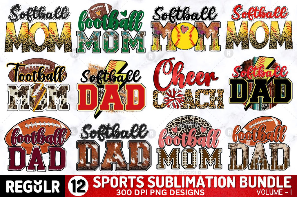 Sports Sublimation Bundle - So Fontsy