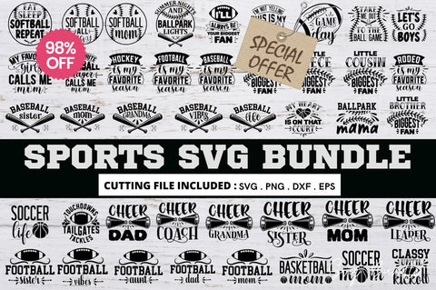 Sports SVG Bndle SVG Designangry 