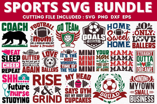 Sports & SVG Bundle SVG Designangry 
