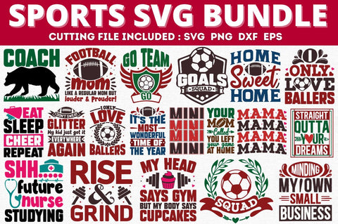 Sports & SVG Bundle SVG Designangry 