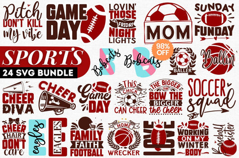 Sports & SVG Bundle SVG Designangry 