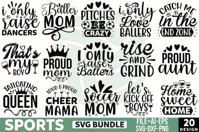 Sports Svg Bundle SVG SVGista 