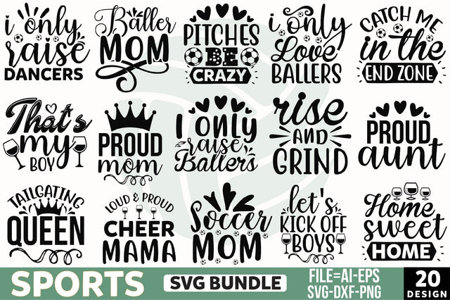 Sports Svg Bundle SVG SVGista 
