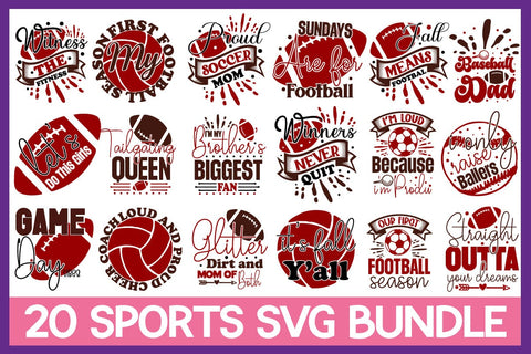 sports svg bundle,sporty fonts, jersey number fonts, football fonts, baseball procreate fonts, SVG designmaster24 