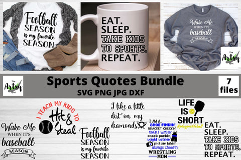 Sports svg, Sports mom svg, Baseball svg, Sports bundle svg SVG The Artsy Spot 