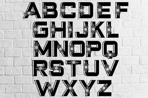 Sporty Spring Floral Alphabet A-Z svg eps ai png pdf SVG zafrans studio 