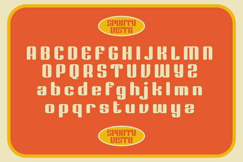 SPORTY VISTA Typeface Font Storytype Studio 