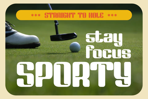 SPORTY VISTA Typeface Font Storytype Studio 