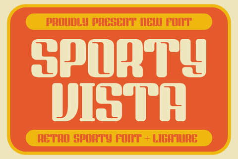 SPORTY VISTA Typeface Font Storytype Studio 
