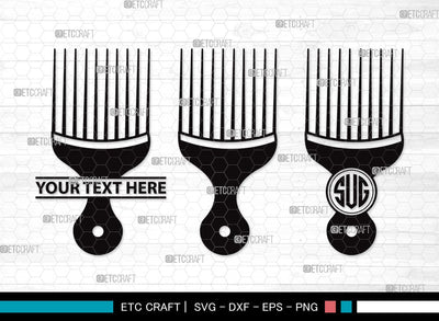 Spray Bottle Monogram SVG Cut File | Purfume Bottle Svg | Barber Tool Svg | Water Spray Svg | Spray Cleaner Svg | Hand Spray Svg | Comb Clipart SVG ETC Craft 