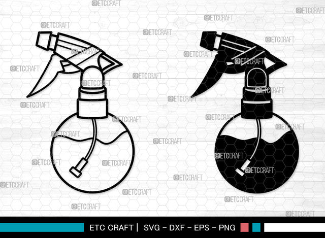 Spray Bottle SVG, Spray Bottle SVG, Cleaner Spray Svg, Maid Service Svg, Water Spray Svg, Glass Cleaner Svg, Spray Bottle SVG ETC Craft 