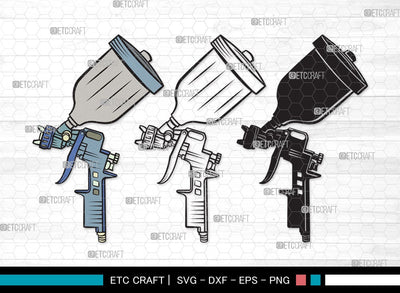 Spray Gun SVG | Paint Spray Gun Svg | Painting Svg | Paint Svg | Spray Gun Clipart SVG ETC Craft 