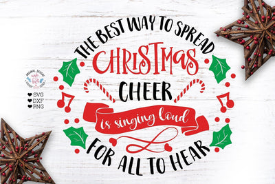 Spread Christmas Cheer SVG Graphic House Design 