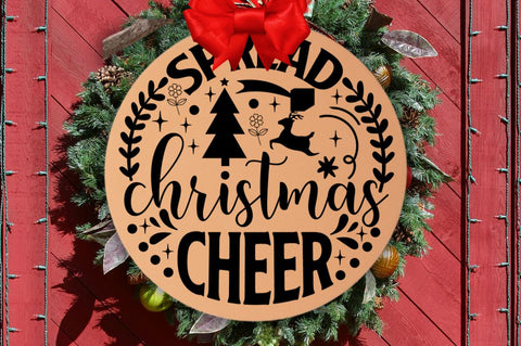Spread Christmas cheer SVG SVG DESIGNISTIC 