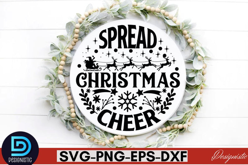 Spread christmas cheer SVG SVG DESIGNISTIC 