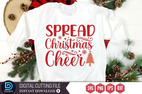 Spread christmas cheer SVG SVG DESIGNISTIC 