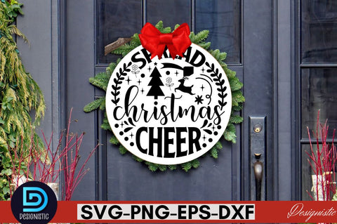Spread Christmas cheer SVG SVG DESIGNISTIC 