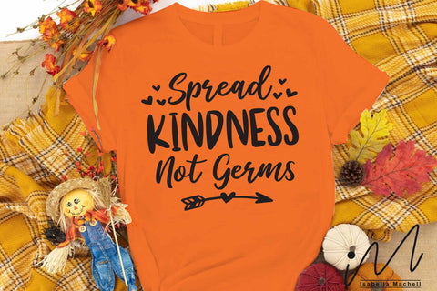 Spread kindness Not Germs svg,Kindergarten Teacher Svg, Cool Teacher T-shirt svg, Cut files, Funny Teacher Svg SVG Isabella Machell 