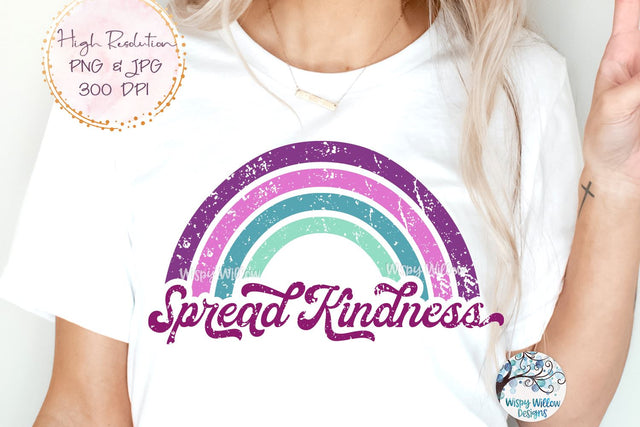 Spread Kindness Sublimation Png Sublimation Wispy Willow Designs 