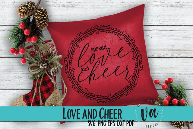 Spread Love and Cheer SVG SVG V. Anderson Designs 