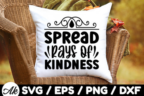 Spread rays of kindness svg SVG akazaddesign 