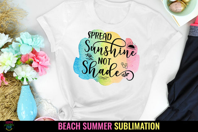 Spread Sunshine I Summer Sublimation I Beach Sublimation Sublimation Happy Printables Club 