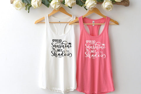 Spread Sunshine Not Shade SVG I Beach SVG I Summer SVG SVG Happy Printables Club 