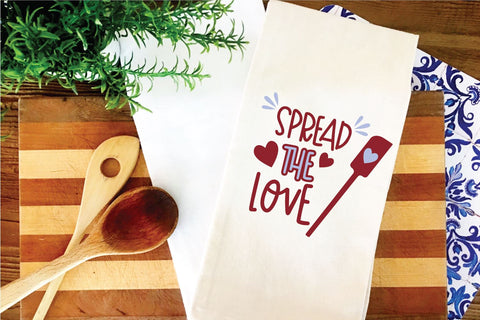 Spread the Love SVG | Baked with Love SVG | Pot Holder SVG So Fontsy Design Shop 