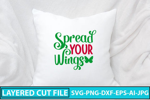 Spread Your Wings SVG Cut File SVG Syaman 