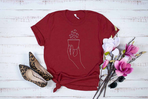 Spreading Heart from Hand Pot SVG SVG SmmrDesign 