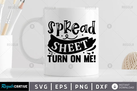 Spreadsheet turn on me SVG SVG Regulrcrative 