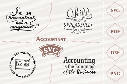 Spreadsheets and accountants SVG bundle SVG Digital Mojito 