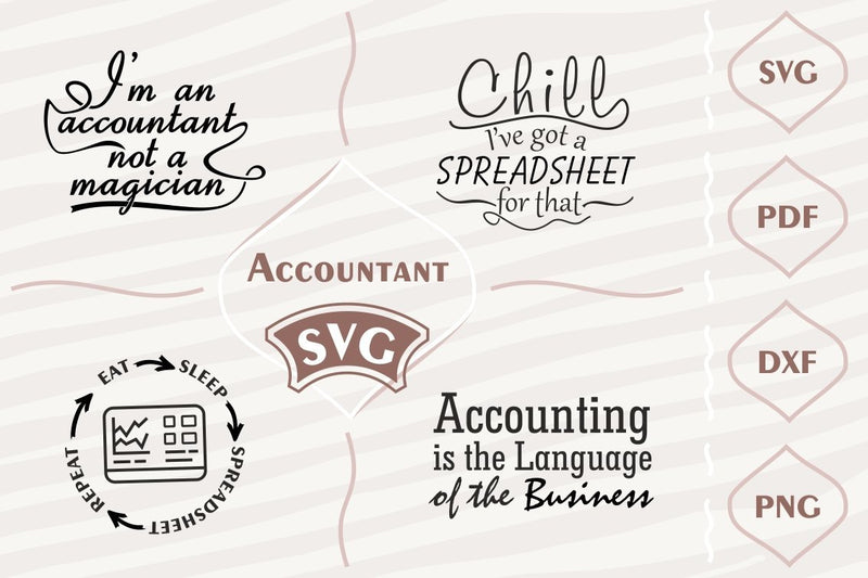 Spreadsheets and accountants SVG bundle SVG Digital Mojito 