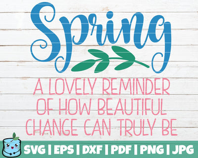 Spring A Lovely Reminder SVG MintyMarshmallows 