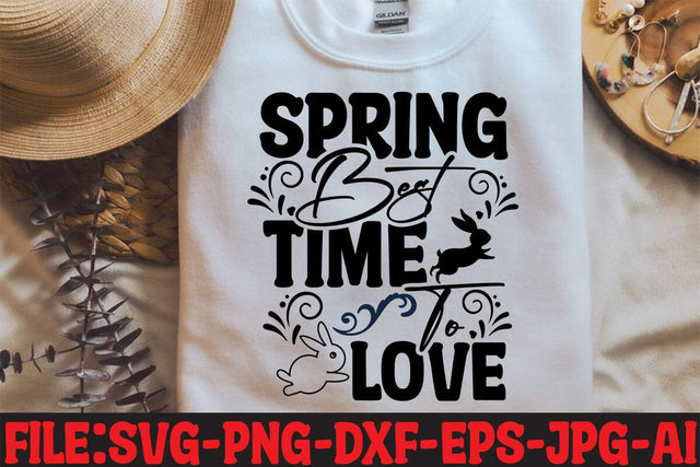 Spring Best Time To Love SVG MStudio 