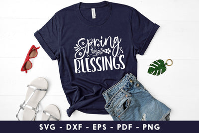 Spring Blessings- Spring SVG- Flower SVG SVG CraftLabSVG 