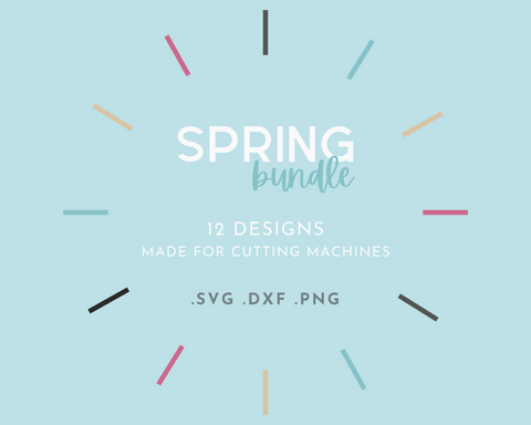 Spring Bundle - SVG Cut Files SVG Lettershapes 