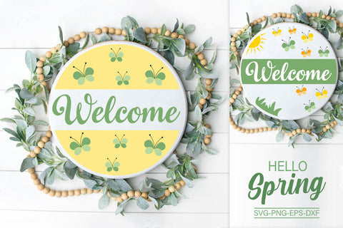 Spring Bundle Svg, Door Hanger Svg, Front Door Decor Svg SVG SvgMonkeys 