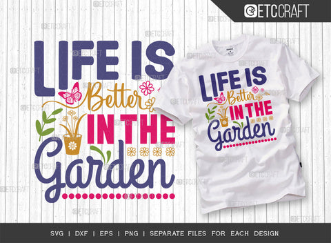 Spring Bundle Vol-15 | Keep Calm It's Spring Svg | Life Is Better In The Garden Svg | Life Is In Bloom Svg | Live Wild Flower Child Svg | Spring Quote Design SVG ETC Craft 