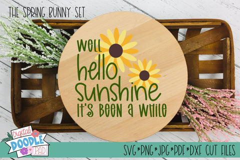 Spring Bunny SVG Cut Files SVG Digital Doodle Pad 